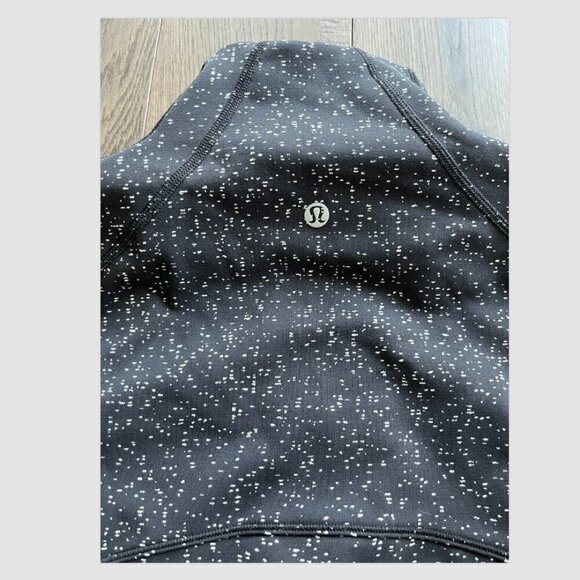Lululemon Define Pullover 1/2 Zip, Size 10, Magnetized Jacquard, Black/White - Picture 7 of 10